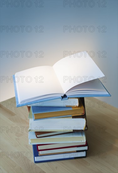 Stack of books.