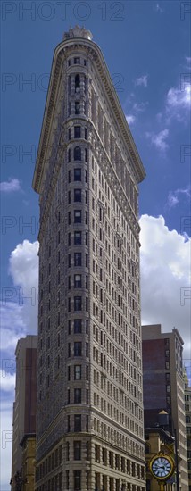 Flat iron building in New York City.