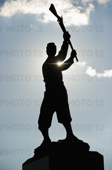 Statue at Gettysburg National Military Park. Photo. Daniel Grill