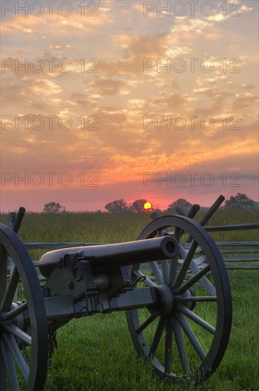 Civil war cannon. Photo : Daniel Grill