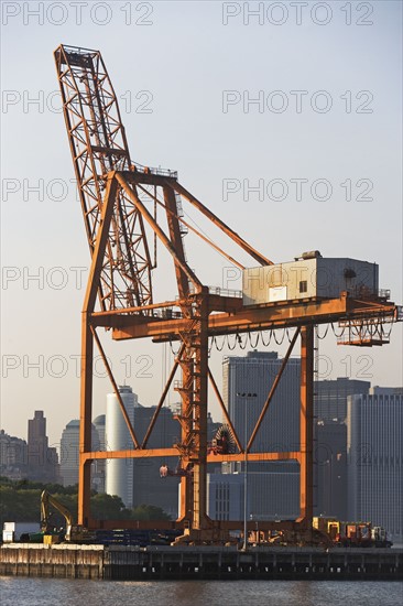 Container crane. Photo. fotog