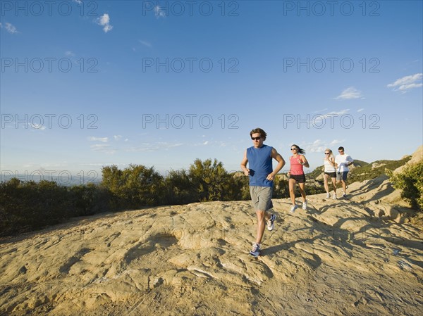 Trail runners.