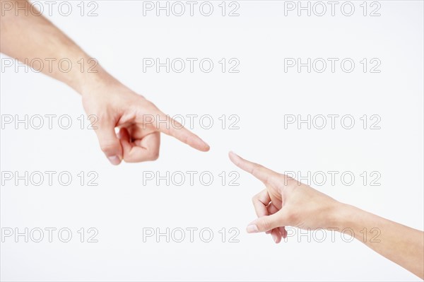 Finger pointing. Photo. momentimages