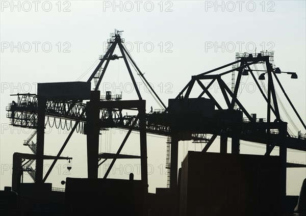 Container crane. Photo : fotog