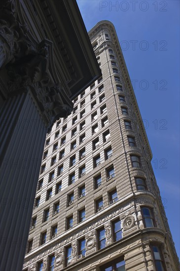 Flat iron building in New York City.