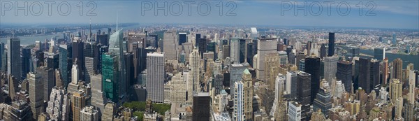 Aerial view of Manhattan.