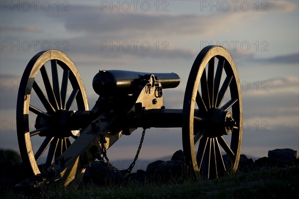 Civil war cannon. Photo : Daniel Grill