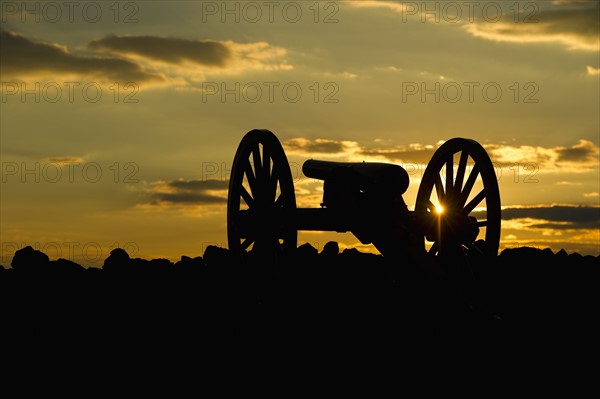 Civil war cannon. Photo : Daniel Grill