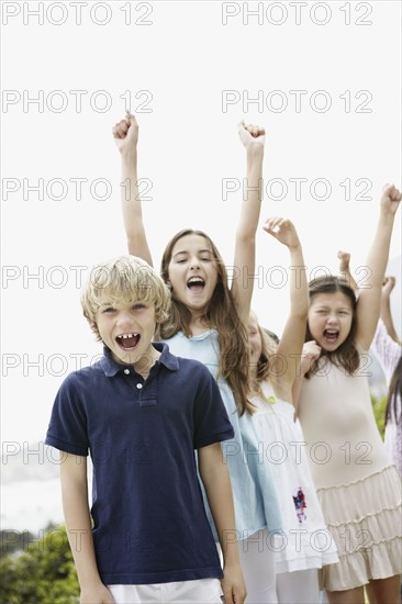 Group of happy children. Photo. momentimages