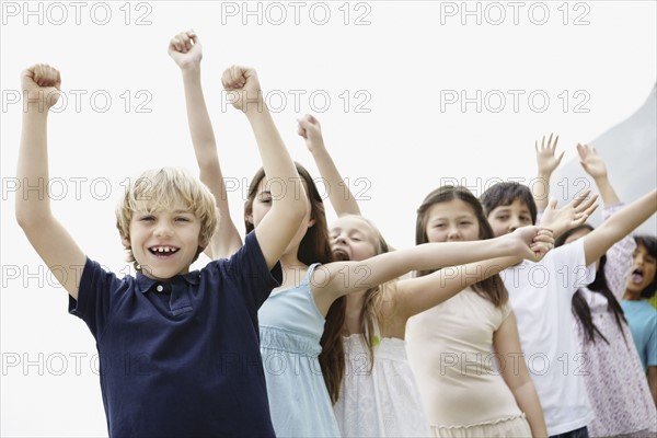 Group of happy children. Photo. momentimages