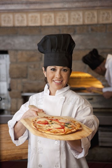 Pizza chef. Photo. Dan Bannister