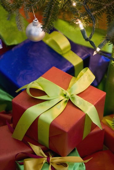 Presents under Christmas tree. Photo. Antonio M. Rosario