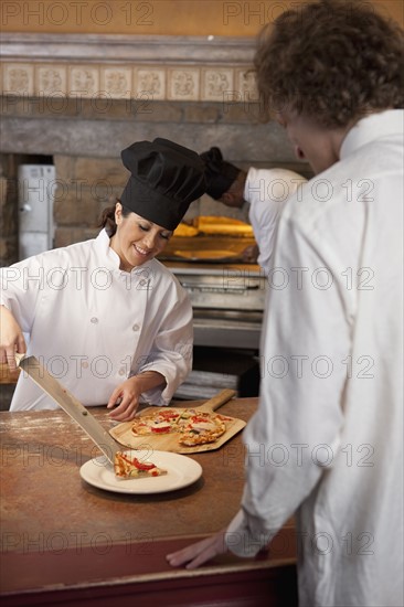 Pizza chef. Photo. Dan Bannister