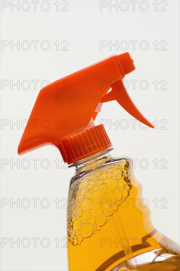 Cleaning product in spray bottle. Photo. Antonio M. Rosario