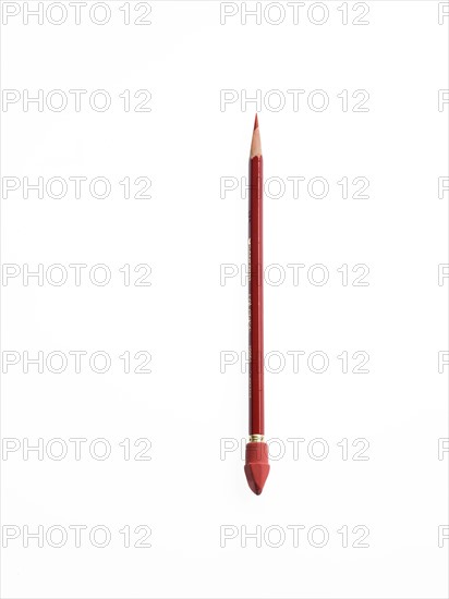 Red colored pencil. Photo : David Arky