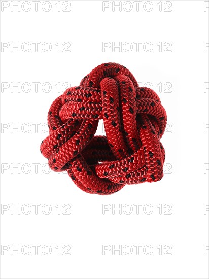 Ball of red rope. Photo. David Arky