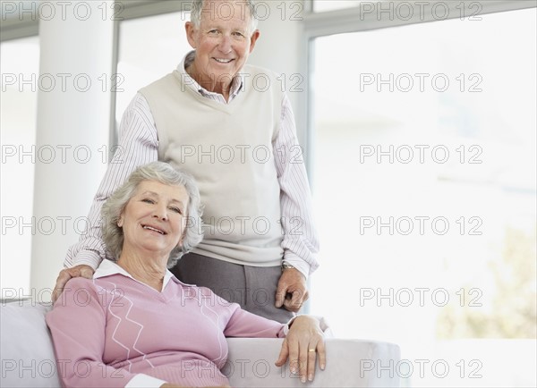 Affectionate senior couple. Photo. momentimages