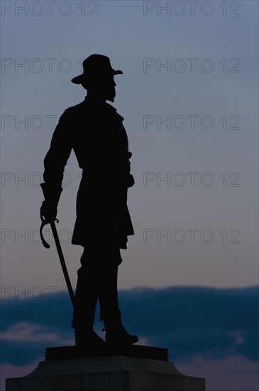 Statue of Brigadier general Alexander Webb. Photo. Daniel Grill