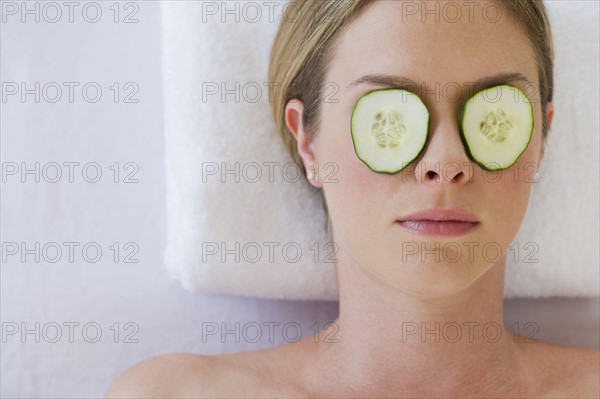 Woman at the spa.