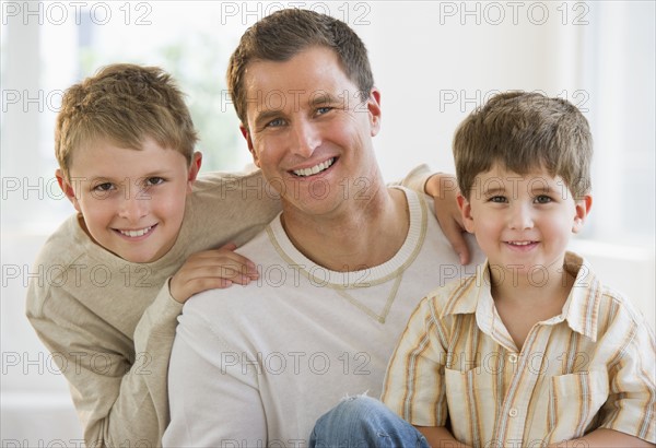 Father and his two sons.