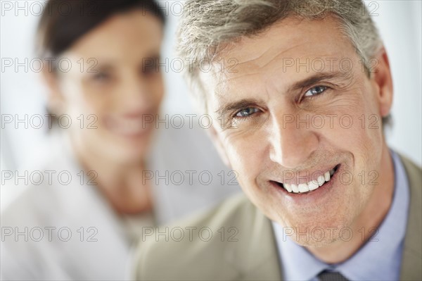 Pair of businesspeople portrait. Photo : Momentimages