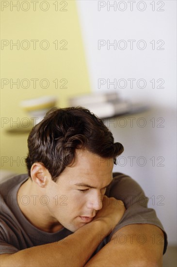 Pensive man. Photo : Fisher Litwin