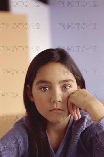 Serious young girl. Photo : Fisher Litwin