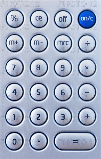 Calculator keypad.