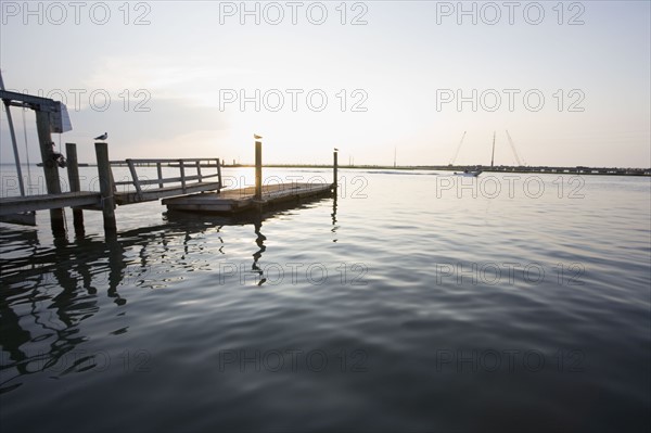 Pier at sea. Photo : Chris Hackett