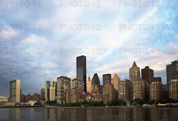 USA, New York State, New York City, Manhattan skyline. Photo : fotog