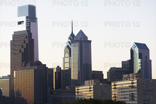 USA, Pennsylvania, Philadelphia, Comcast Center skyline. Photo : fotog