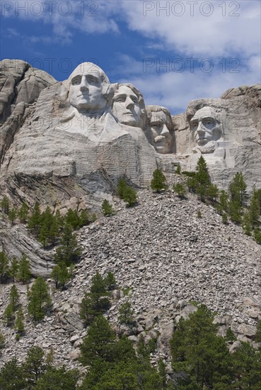 USA, South Dakota, Mount Rushmore National Memorial.