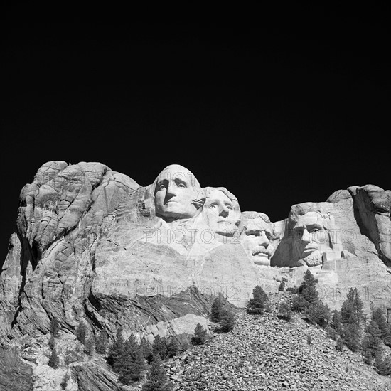 USA, South Dakota, Mount Rushmore National Memorial.