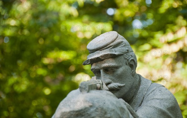 USA, Pennsylvania, Gettysburg, Statue of soldier. Photo : Chris Grill