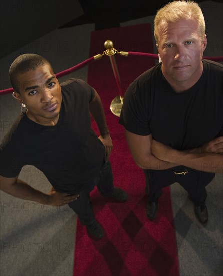 Bouncers at red carpet event. Photo : Jamie Grill