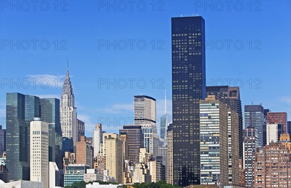 USA, New York City, Downtown skyline. Photo : fotog