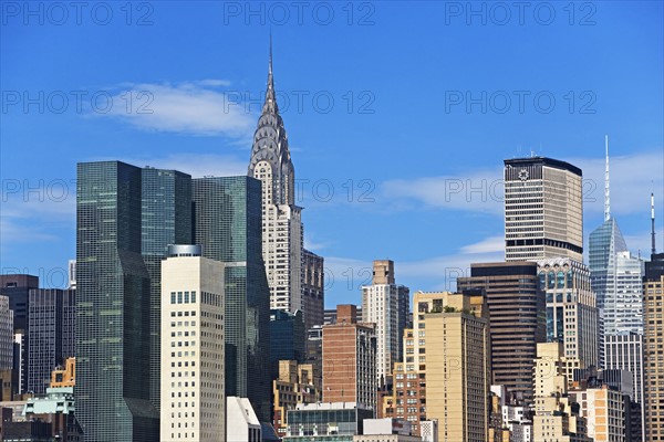 USA, New York City, Downtown skyline. Photo : fotog