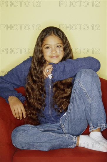 Cute long haired girl. Photo : Fisher Litwin