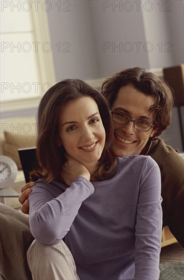 Happy couple in their home. Photo : Fisher Litwin