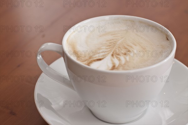 Close up of cappuccino. Photo : Johannes Kroemer