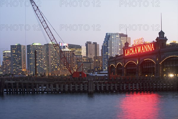 USA, New Jersey, Hoboken, old train station construction site . Photo : fotog