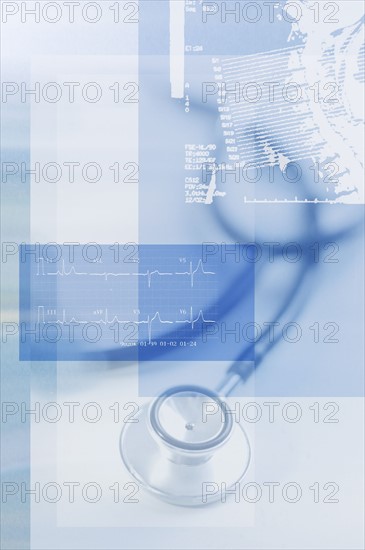 Medical equipment, composite image.