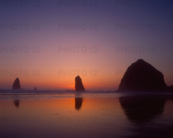 USA, Oregon, Haystack Rock. Photo : Gary J Weathers