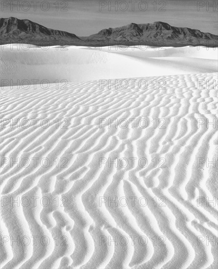 USA, New Mexico, White Sands. Photo : Gary J Weathers