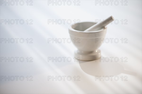 Mortar and pestle.