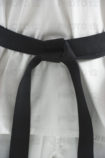 Karate black belt.