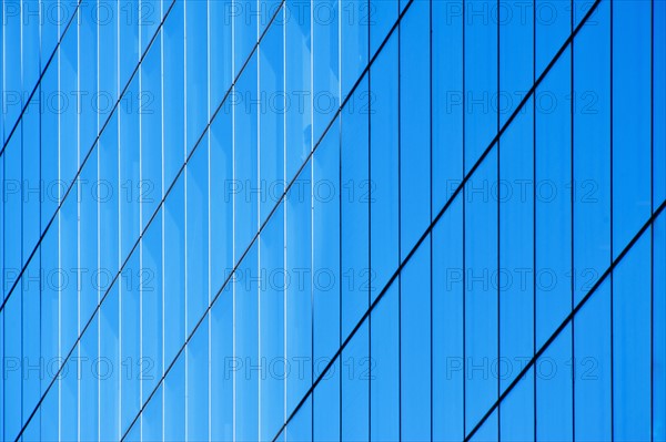 USA, New York, New York City, Windows of office block.