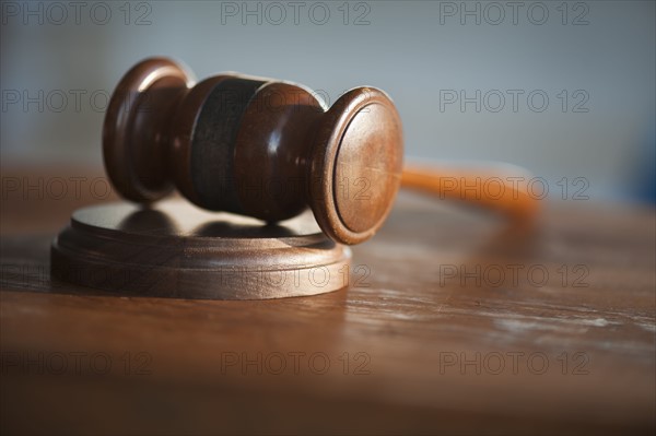 USA, New Jersey, Jersey City, Judges gavel.