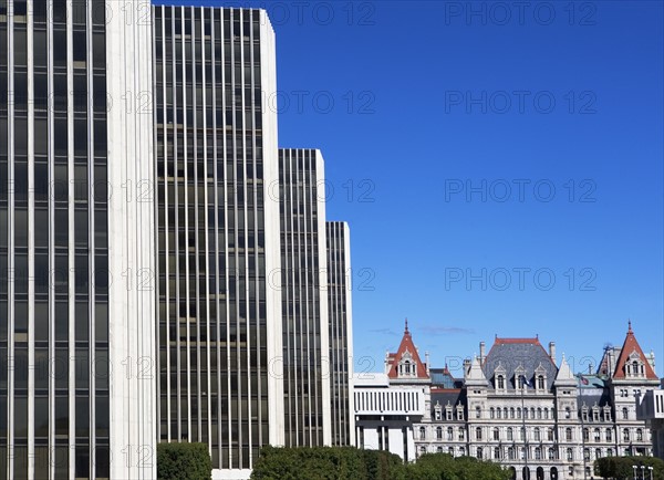 USA, New York, Albany, New York State Capitol. Photo : fotog