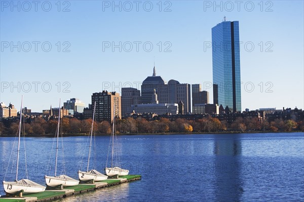 USA, Massachusetts, Boston skyline. Photo : fotog